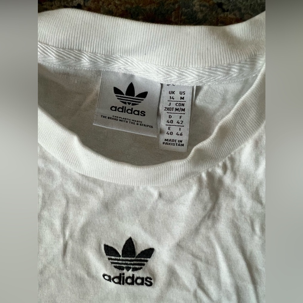 Size M Adidas crop tee